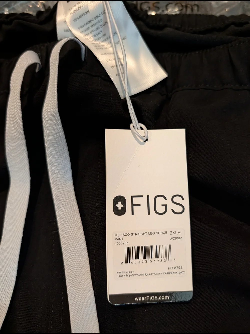 FIGS Pisco Straight Leg Scrub 2XL Pants